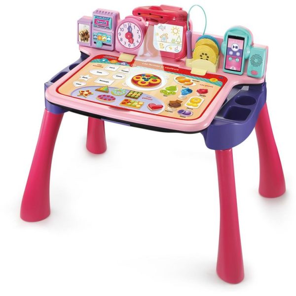 Grosses soldes 😍 VTECH Magi Bureau Interactif 5 En 1 Rose 🔥 1