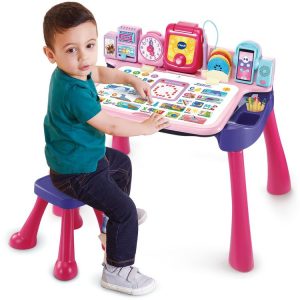 Grosses soldes 😍 VTECH Magi Bureau Interactif 5 En 1 Rose 🔥 6