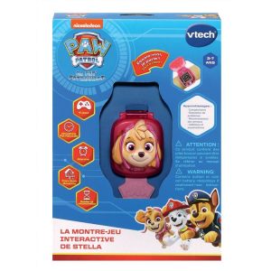 Grosses soldes ⭐ VTECH Pat Patrouille – La Montre-jeu Interactive De Stella – Refresh 3D 🎁 6