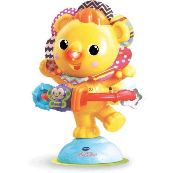 Le moins cher 🌟 VTECH Hula-Hoop – P’tit Lion à Ventouse Jaune 🎉 1