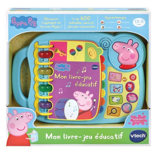 Promo 🎁 VTECH Peppa Pig – Mon Livre-jeu éducatif 👏 3