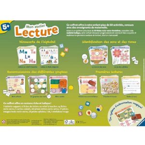 Meilleure affaire 🥰 RAVENSBURGER Coffret D’activités Mon Atelier Lecture 🥰 6