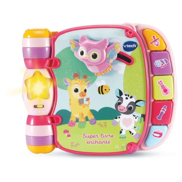 Meilleure affaire 🧨 VTECH BABY Super Livre Enchanté Rose Des Baby Loulous 🥰 1