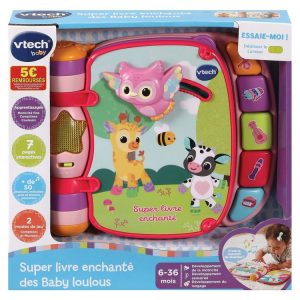 Meilleure affaire 🧨 VTECH BABY Super Livre Enchanté Rose Des Baby Loulous 🥰 7