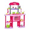 Bon marché 🔥 HOMCOM Cuisine Pour Enfant – Dinette – Jeu D’imitation Complet 51 Accessoires Variés – Fonctions Sonores Et Lumineuses – PP ABS Rose ❤️ 13