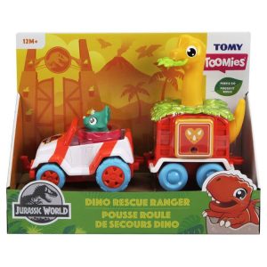 Le moins cher 😀 TOMY Jeu D’éveil – Pousse Roule De Secours Dino 👏 7