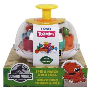 Tout neuf 🛒 TOMY Jeu D’éveil – Toupie Dino Tourne & Pop 🥰 7