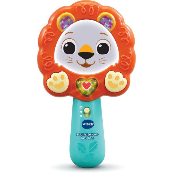 Nouveau 👏 VTECH BABY Hochet Miroir Lumi Lion 🤩 1