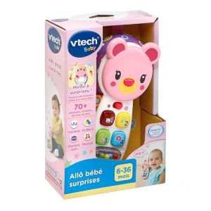 Nouveau 😍 VTECH Allo Bébé Surprises Rose 🥰 9