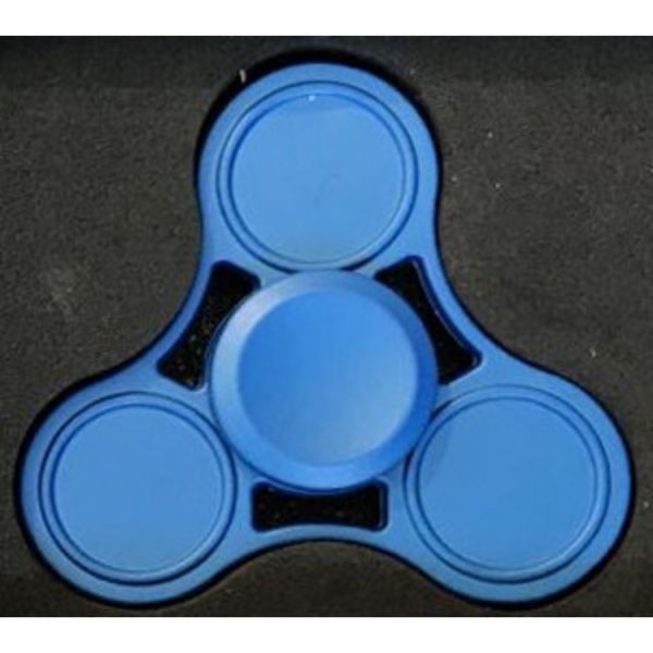 Offres ✨ CestMoiLaPlusBelle Hand Spinner Bleu Moyen En Métal Avec Son Coffret 🎉 1