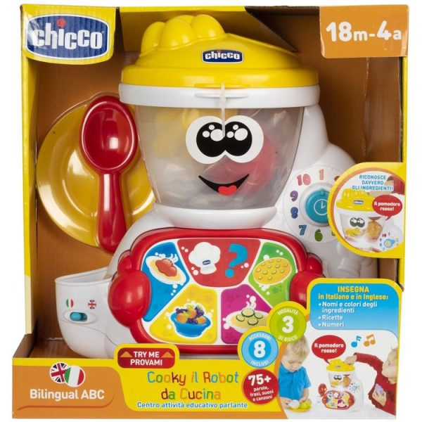 Le moins cher 🎉 CHICCO Cooky Le Robot De Cuisine Bilingue 😍 4