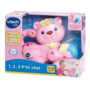 Acheter 🔔 VTECH Jeux Interactif – 1, 2, 3 P’tit Chat – Rose 😀 7