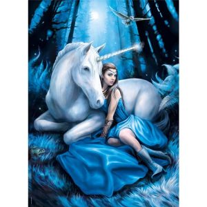 Nouveau 😀 CLEMENTONI Puzzle Blue Moon – Anne Stokes 1000 Pieces 🔥 6