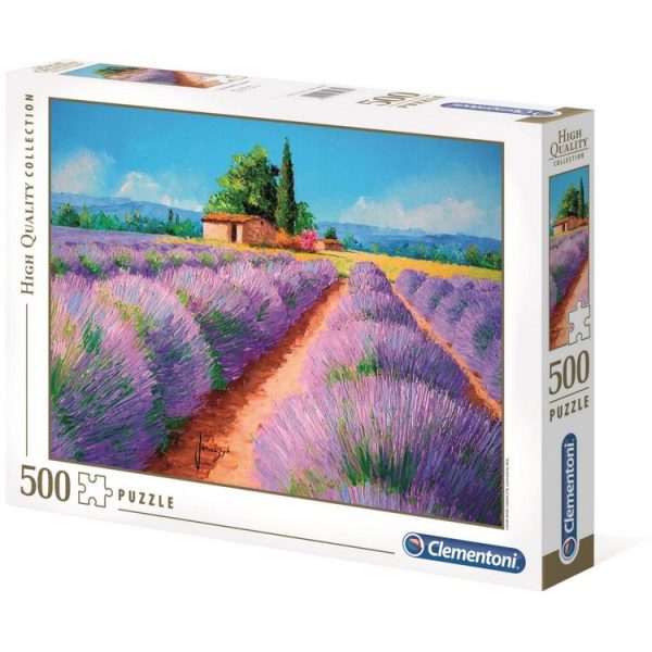 Sortie 💯 CLEMENTONI Puzzle Lavender Scent – 500 Pieces 🎉 1