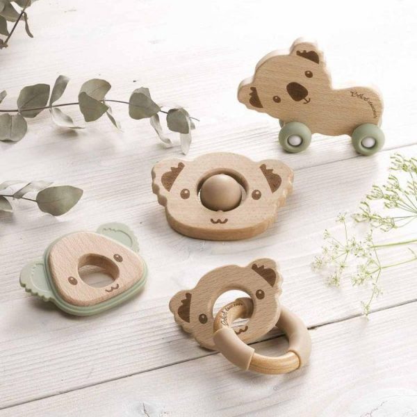 Offres 😀 Paris Prix Jouet D’Éveil Bébé Anneau Koala 7cm Vert 👍 3