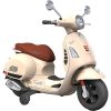 Meilleure vente 👍 MGM Porteur VESPA électrique Crème 12V 🎁 11