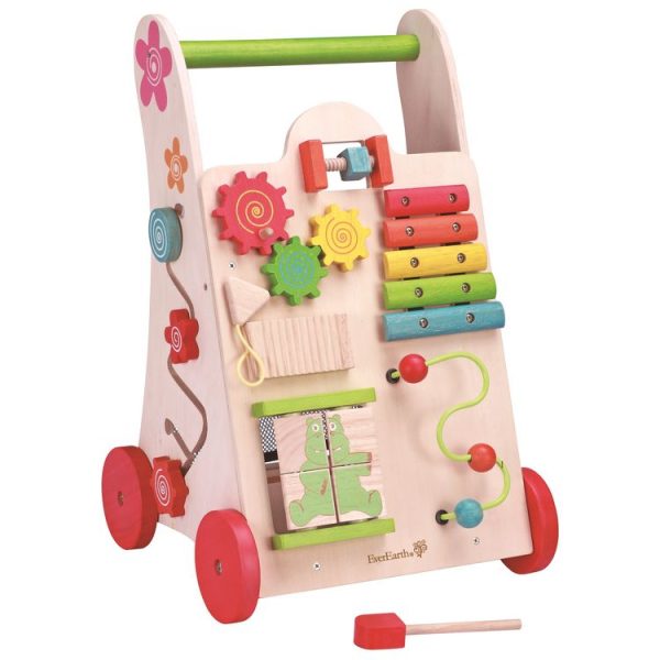 Meilleure vente 💯 EVEREARTH Chariot De Marche – Trotteur Avec Jeux En Bois 🥰 1