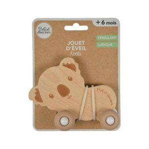 Tout neuf ✨ Paris Prix Jouet D’Éveil Bébé Koala Avec Roulettes 12cm Naturel ✔️ 9