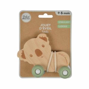 Offres ⭐ Paris Prix Jouet D’Éveil Bébé Koala Avec Roulettes 12cm Vert 🤩 9