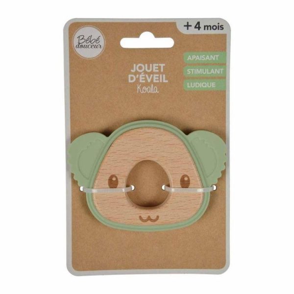 Budget 💯 Paris Prix Jouet D’Éveil Bébé Koala Oreilles 7cm Vert 😀 4