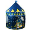 Vente flash 👍 Chateau En Tissu Bleu Cabane Tente Maison Jouet Enfant 👏 11