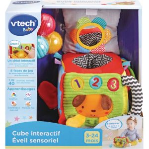 Nouveau 🛒 VTECH Cube Interactif éveil Sensoriel ⭐ 7