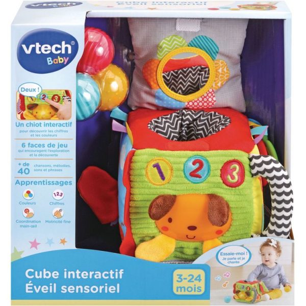 Nouveau 🛒 VTECH Cube Interactif éveil Sensoriel ⭐ 3