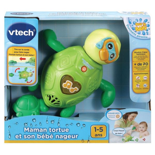 De gros ✨ VTECH BABY Maman Tortue Et Son Bébé Nageur 🔥 3