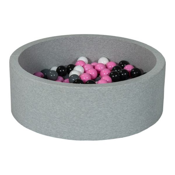 Offres 👍 Piscine à Balles Aire De Jeu + 450 Balles Bleu Marine Noir, Blanc, Rose Clair,gris 👍 1