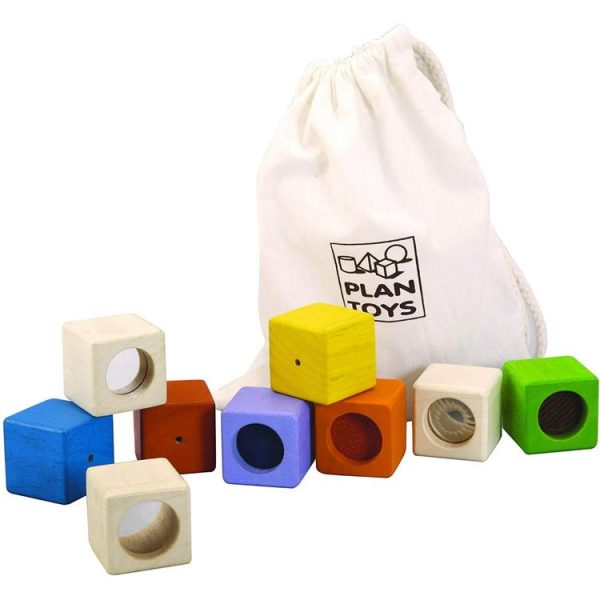 Nouveau ⌛ Plan Toys Blocs Sensoriels 🎁 1