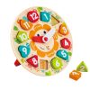 De gros 🧨 Hape Encastrement En Bois : Horloge Chunky ✨ 7