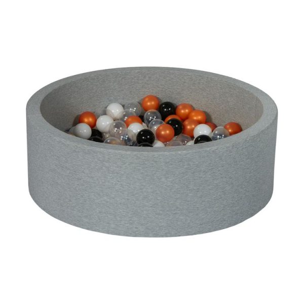 Offres ✨ Piscine à Balles Aire De Jeu + 150 Balles Noir, Blanc, Transparent, Orange1 🧨 1