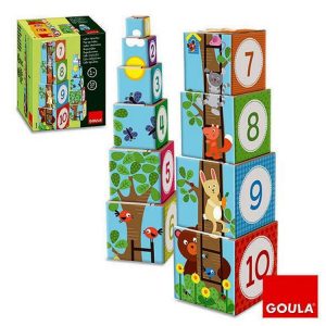 Meilleure affaire 🛒 Goula Cubes à Empiler Forêt ✔️ 7