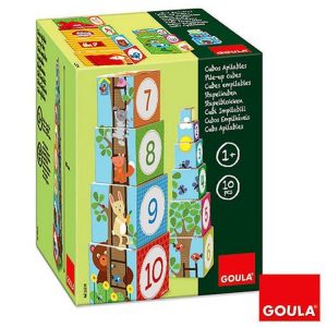 Meilleure affaire 🛒 Goula Cubes à Empiler Forêt ✔️ 9