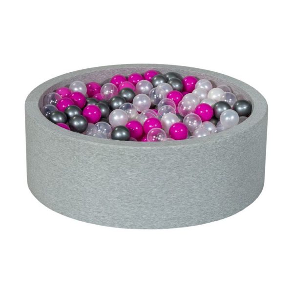 Top 10 😍 Piscine à Balles Aire De Jeu + 450 Balles Perle, Transparent, Rose, Argent 😍 1