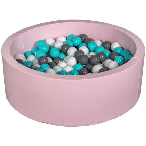 Top 10 🤩 Piscine à Balles Aire De Jeu + 200 Balles Rose Blanc,gris,turquoise 🌟 1