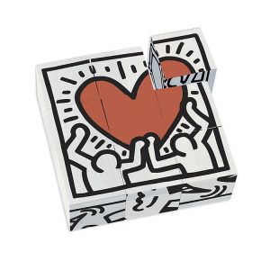 De gros 🔥 Vilac Puzzle 9 Cubes En Bois Keith Haring 👍 7