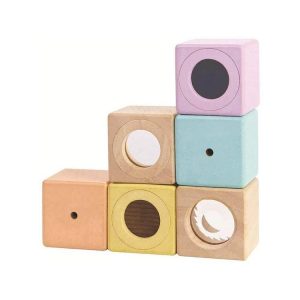 Tout neuf 🛒 Plan Toys Blocs Sensoriels Pastel 😀 7