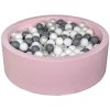 Grosses soldes ⭐ Piscine à Balles Aire De Jeu + 450 Balles Rose Blanc, Perle, Gris 🛒 7